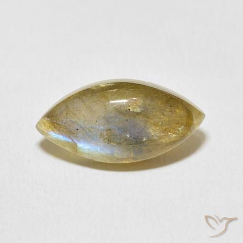 6.90ct Naturel Multicolore Labradorite, Marquise, Translucide