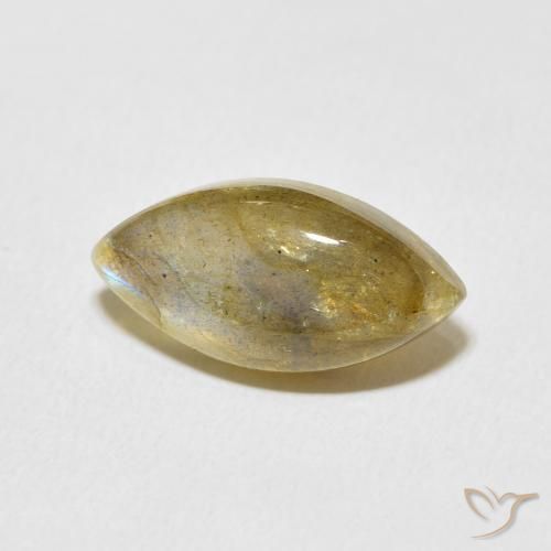 Labradorite Multicolore naturelle Marquise, 6.90 ct, Translucide