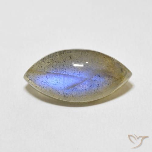 9.99ct Naturel Multicolore Labradorite, Marquise, Translucide