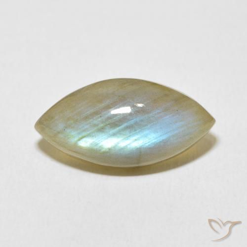 9.70ct Naturel Multicolore Labradorite, Marquise, Translucide