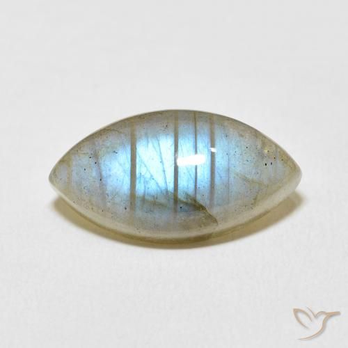 9.87ct Naturel Multicolore Labradorite, Marquise, Translucide
