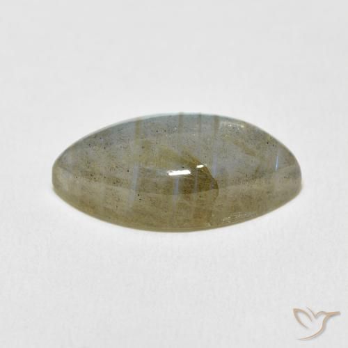 Labradorite Multicolore naturelle Marquise, 9.87 ct, Translucide