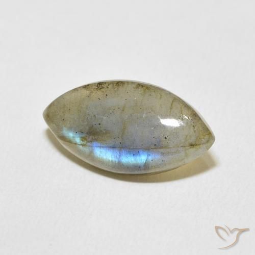 Labradorite Multicolore naturelle Marquise, 7.70 ct, Translucide