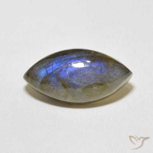 11.00ct Naturel Multicolore Labradorite, Marquise, Translucide