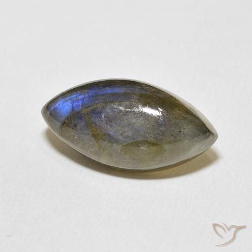 Labradorite Multicolore naturelle Marquise, 11.00 ct, Translucide