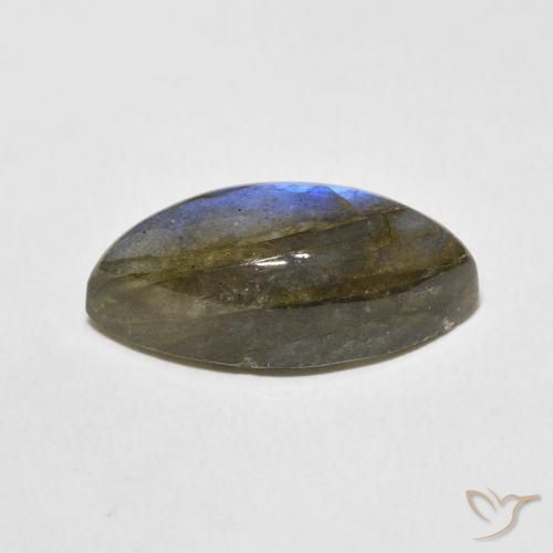 Labradorite Multicolore naturelle Marquise, 11.00 ct, Translucide