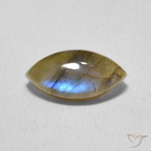 2.54ct Naturel Multicolore Labradorite, Marquise, Translucide
