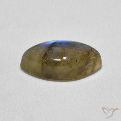 Labradorite Multicolore naturelle Marquise, 2.54 ct, Translucide