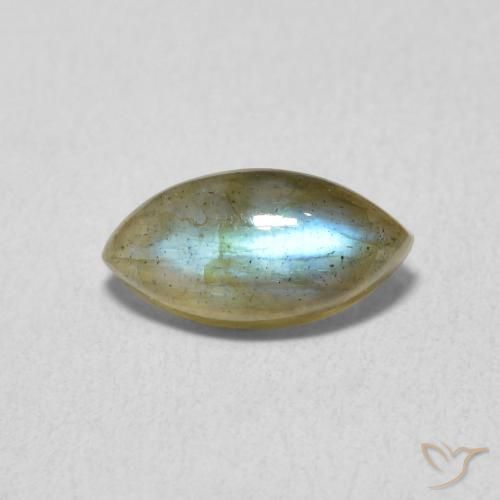 1.42ct Naturel Multicolore Labradorite, Marquise, Translucide