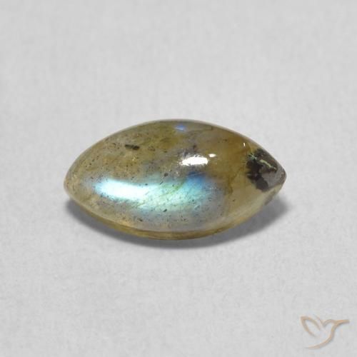 1.66ct Naturel Multicolore Labradorite, Marquise, Translucide
