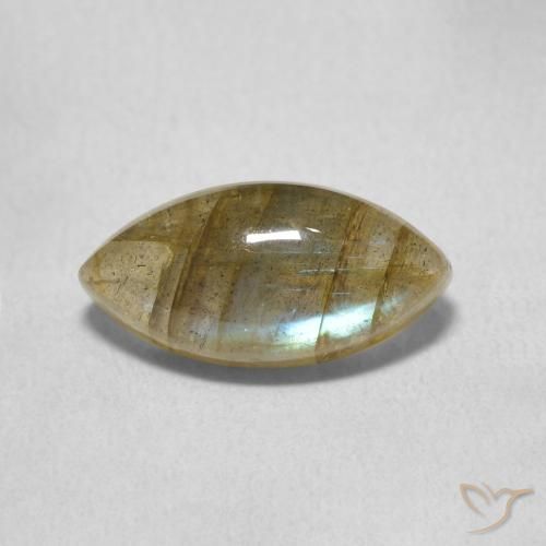 2.54ct Naturel Multicolore Labradorite, Marquise, Translucide