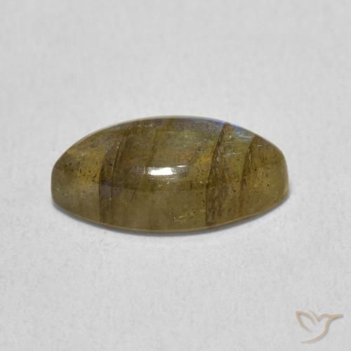 Labradorite Multicolore naturelle Marquise, 2.54 ct, Translucide