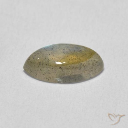 Labradorite Multicolore naturelle Marquise, 1.38 ct, Translucide