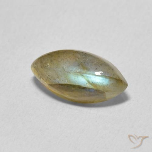 Labradorite Multicolore naturelle Marquise, 2.32 ct, Translucide
