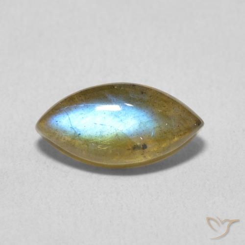 2.49ct Naturel Multicolore Labradorite, Marquise, Translucide, Photo A