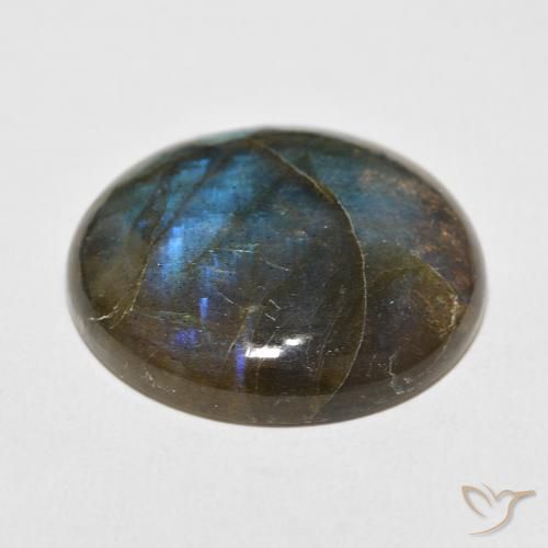 Labradorite Multicolore naturelle Tour, 33.59 ct, Translucide
