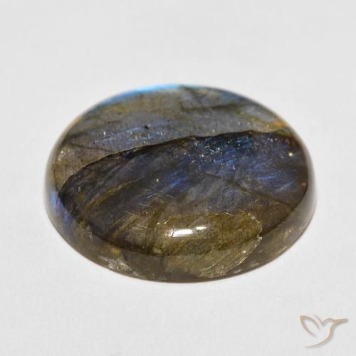 Labradorite Multicolore naturelle Tour, 33.60 ct, Translucide