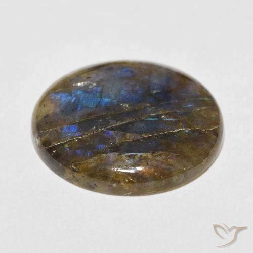 Labradorite Multicolore naturelle Tour, 28.95 ct, Translucide