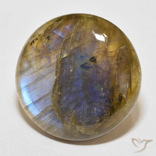 Labradorite Multicolore naturelle Tour, 30.59 ct, Translucide