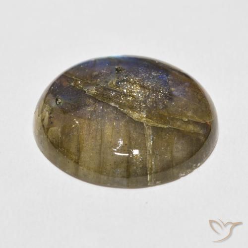 Labradorite Multicolore naturelle Tour, 30.59 ct, Translucide