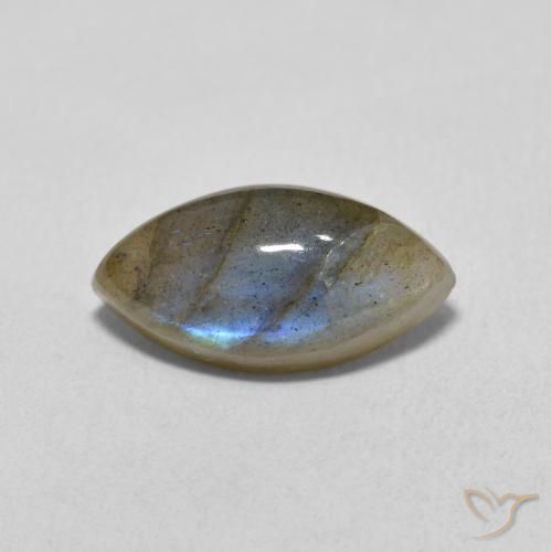 3.83ct Naturel Multicolore Labradorite, Marquise, Translucide