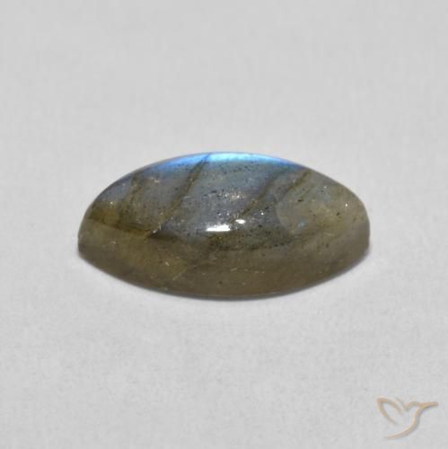 Labradorite Multicolore naturelle Marquise, 3.83 ct, Translucide