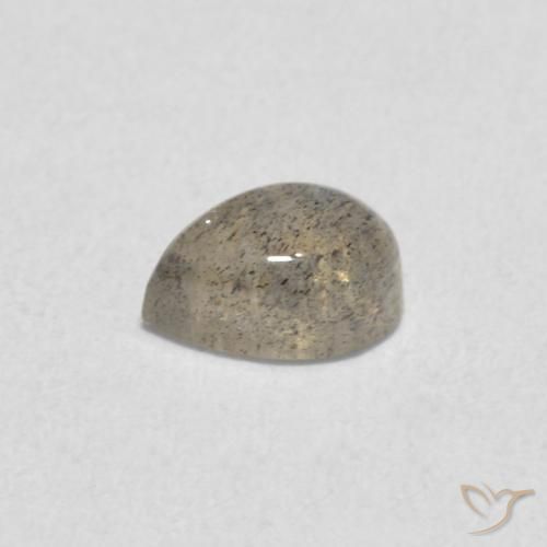Labradorite Multicolore naturelle En forme de poire, 0.62 ct, Translucide