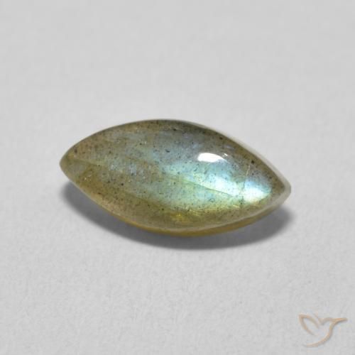 Labradorite Multicolore naturelle Marquise, 2.23 ct, Translucide