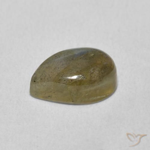 Labradorite Multicolore naturelle En forme de poire, 2.28 ct, Translucide