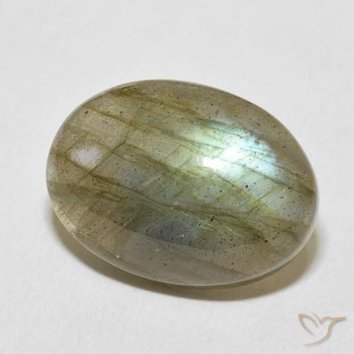 Labradorite Multicolore naturelle ovale, 11.84 ct, Translucide