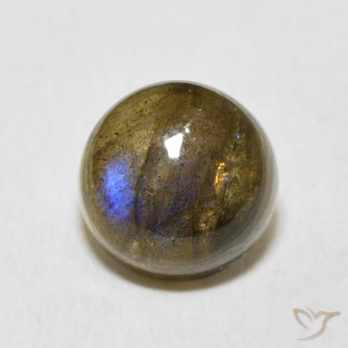 2.54ct Naturel Multicolore Labradorite, Tour, Translucide