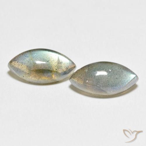 7.94ctw Naturel Multicolore Labradorite, Marquise, Translucide