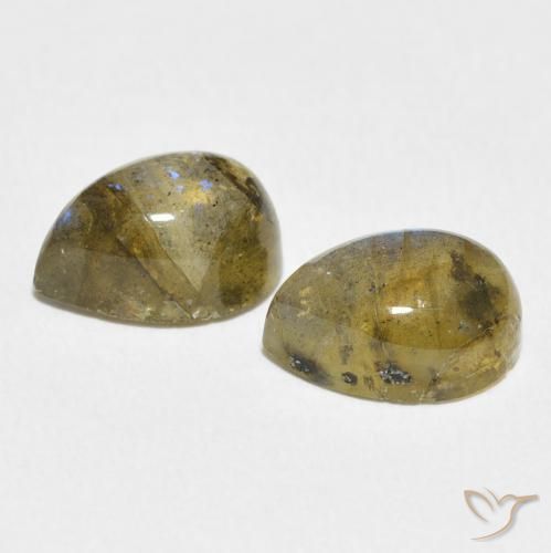 Shop natural 5.04ct Multicolore Labradorite gems, En forme de poire, from Madagascar at GemSelect. In stock, global shipping!
