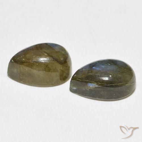 Shop natural 8.52ct Multicolore Labradorite gems, En forme de poire, from Madagascar at GemSelect. In stock, global shipping!