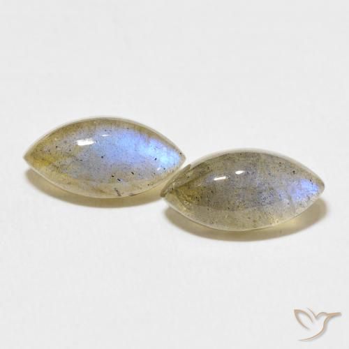 4.72ctw Naturel Multicolore Labradorite, Marquise, Translucide