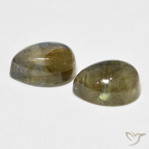 Shop natural 5.46ct Multicolore Labradorite gems, En forme de poire, from Madagascar at GemSelect. In stock, global shipping!