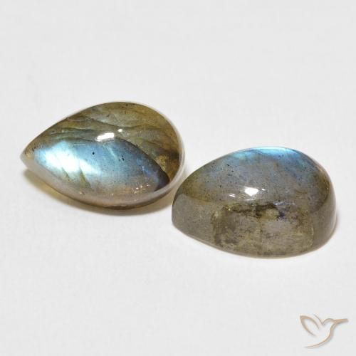 Shop natural 8.38ct Multicolore Labradorite gems, En forme de poire, from Madagascar at GemSelect. In stock, global shipping!