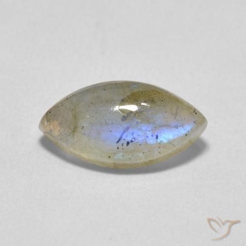 2.52ct Naturel Multicolore Labradorite, Marquise, Translucide