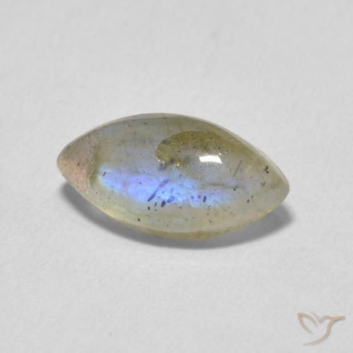 Labradorite Multicolore naturelle Marquise, 2.52 ct, Translucide