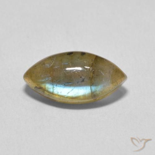 2.39ct Naturel Multicolore Labradorite, Marquise, Translucide