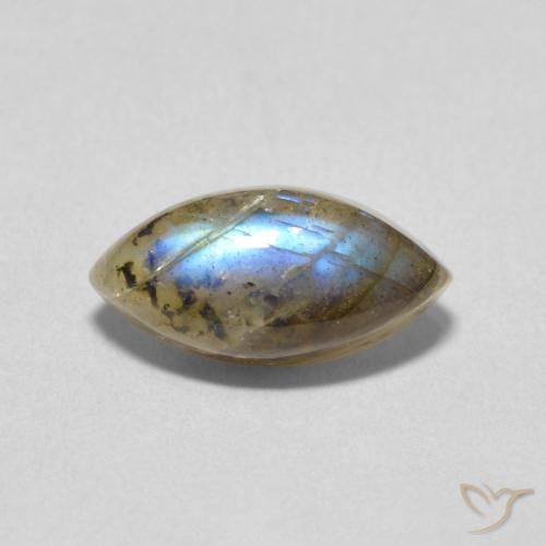 2.46ct Naturel Multicolore Labradorite, Marquise, Translucide