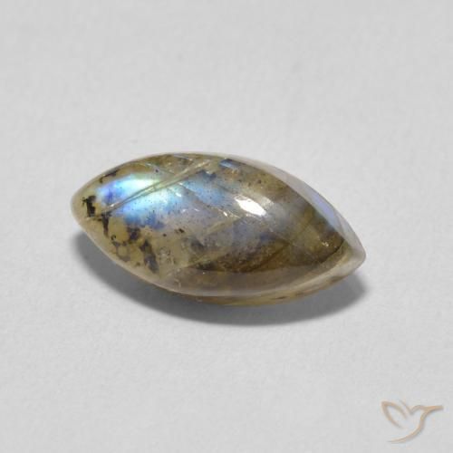 Labradorite Multicolore naturelle Marquise, 2.46 ct, Translucide