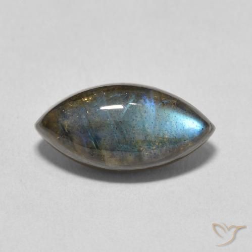 3.91ct Naturel Multicolore Labradorite, Marquise, Translucide