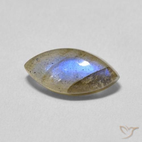 2.30ct Naturel Multicolore Labradorite, Marquise, Translucide