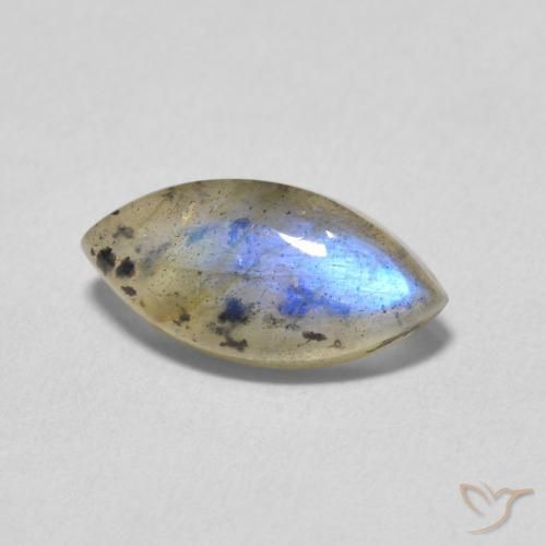 2.31ct Naturel Multicolore Labradorite, Marquise, Translucide