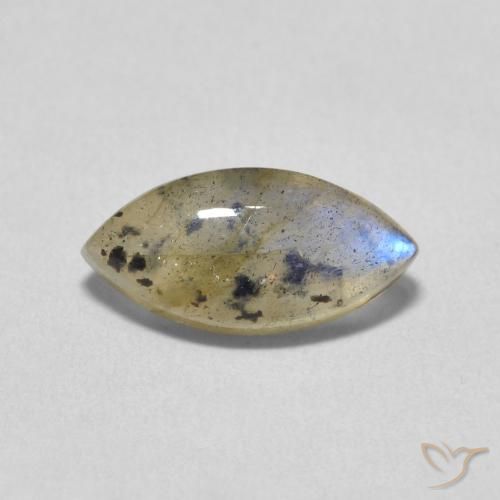 Labradorite Multicolore naturelle Marquise, 2.31 ct, Translucide
