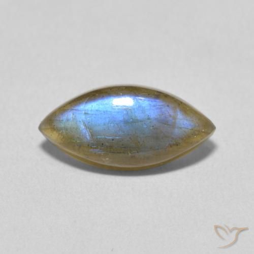 2.76ct Naturel Multicolore Labradorite, Marquise, Translucide