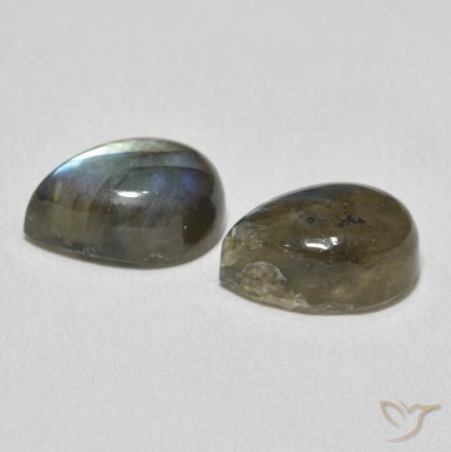 Shop natural 8.24ct Multicolore Labradorite gems, En forme de poire, from Madagascar at GemSelect. In stock, global shipping!