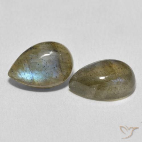 Shop natural 4.34ct Multicolore Labradorite gems, En forme de poire, from Madagascar at GemSelect. In stock, global shipping!