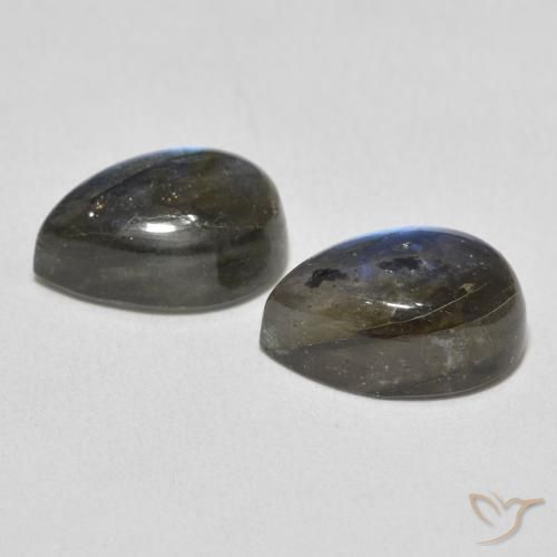 Shop natural 8.10ct Multicolore Labradorite gems, En forme de poire, from Madagascar at GemSelect. In stock, global shipping!